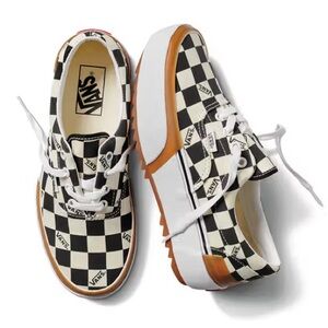 VANS Era Stacked Lace Up Checkerboard Shoes